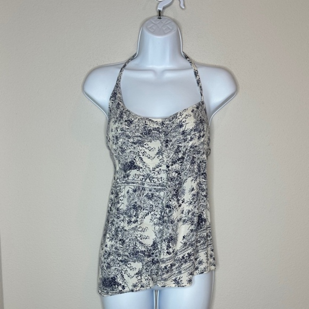 O'Neill Black and White Patterned Camisole